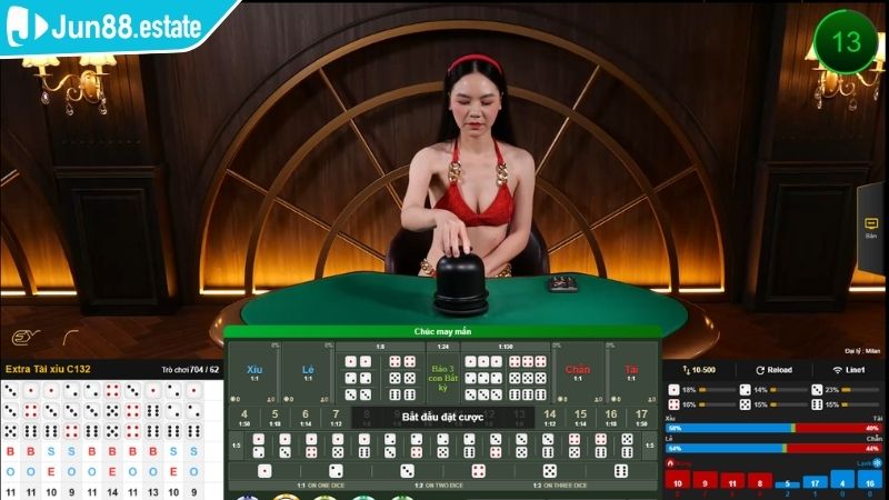 Tham gia ván Tài Xỉu