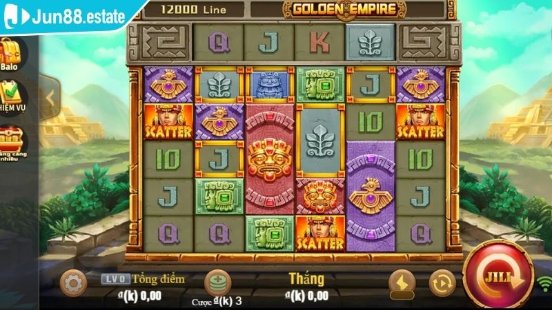 Nổ Hũ JILI JUN88 Trải Nghiệm Slot Game Đỉnh Cao Năm 2025 2 Thử sức với slots game Golden Empire