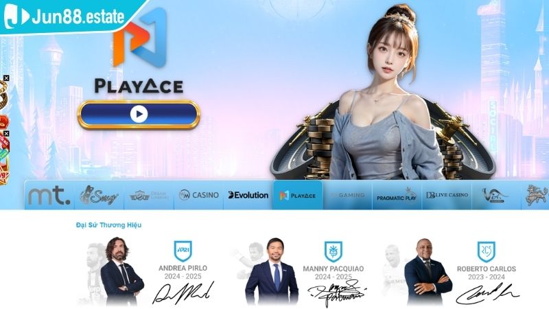 Tổng quan sảnh cược PA Casino JUN88

