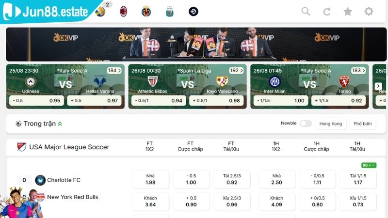 Tính năng vượt trội cho bet thủ tại Thể Thao OK9 JUN88